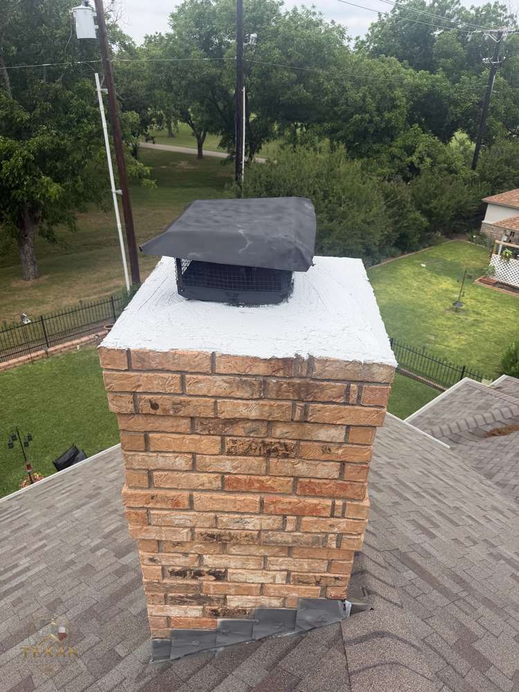 After — crown sealed and waterproofed — Texan Flue, Dallas–Fort Worth